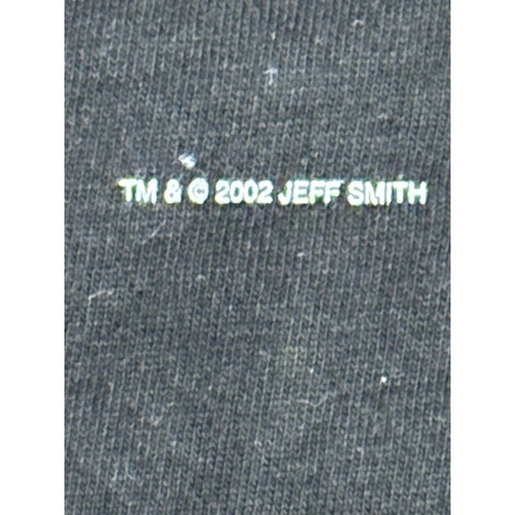 Vintage Bone Jeff Smith Graphic T-shirt XL Black 2002 Graphitti NWOT HTF RARE DS - Picture 3 of 5